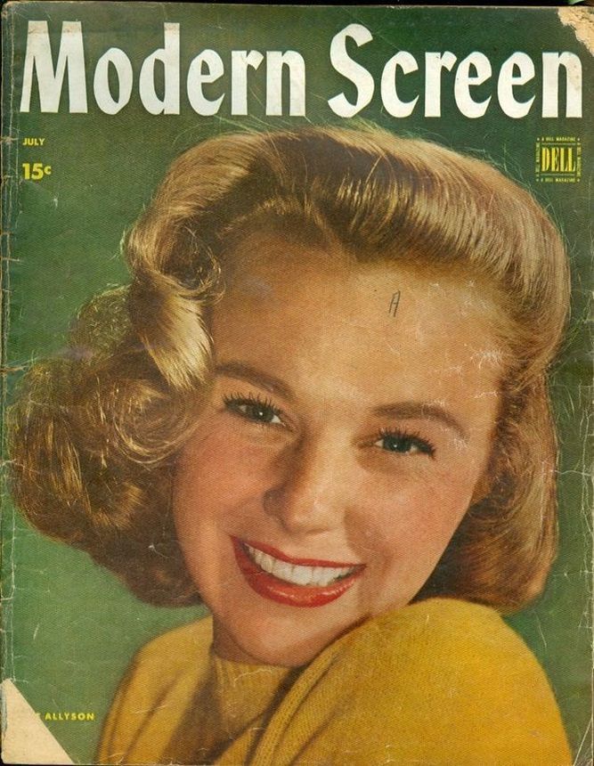 MODERN SCREEN magazine cover Issue 188 July 1946